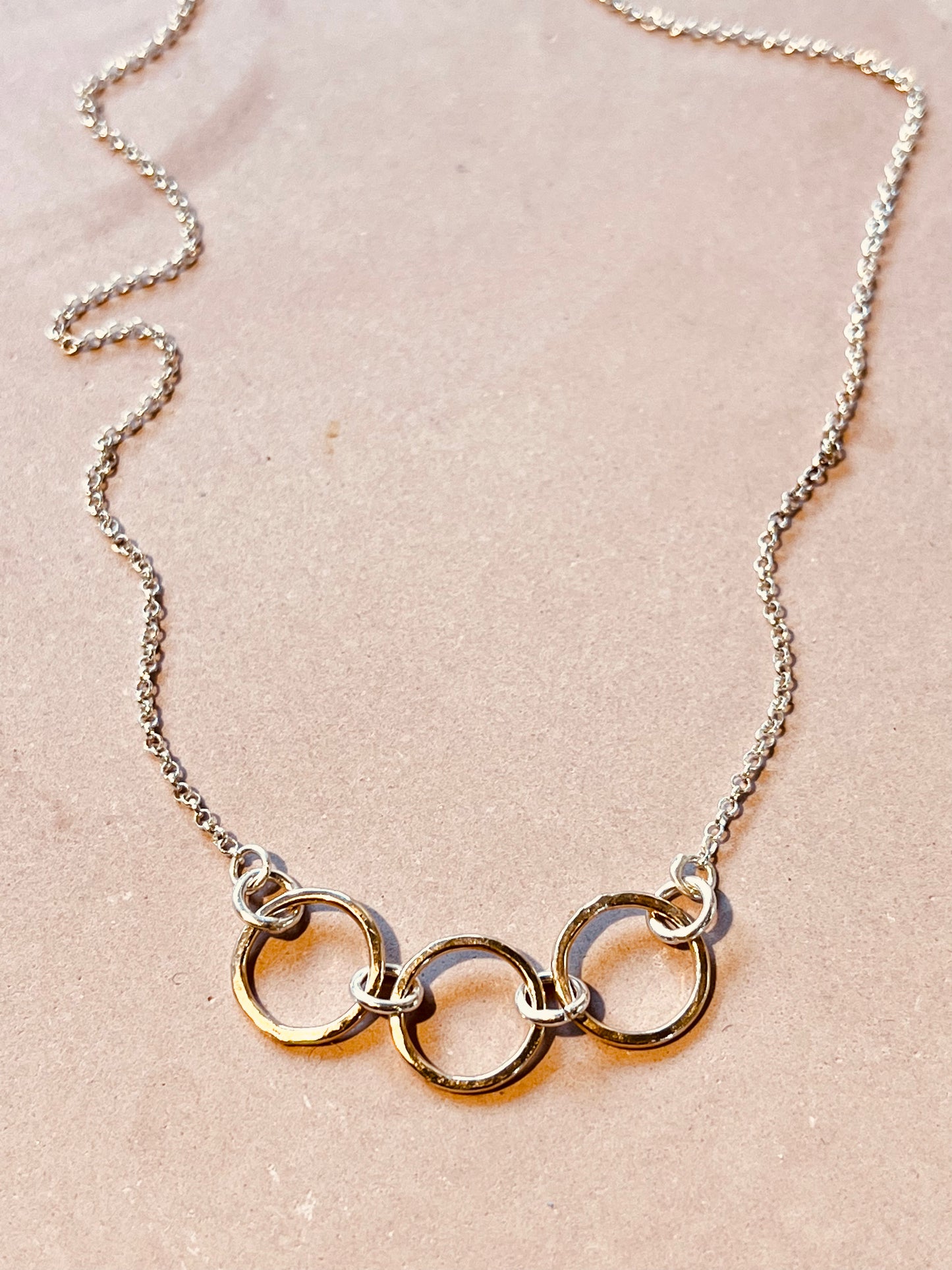 Gold Rings necklace.