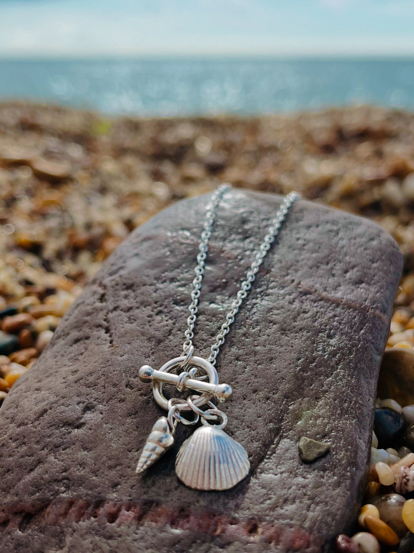 Chunky Bantham Shell necklace.