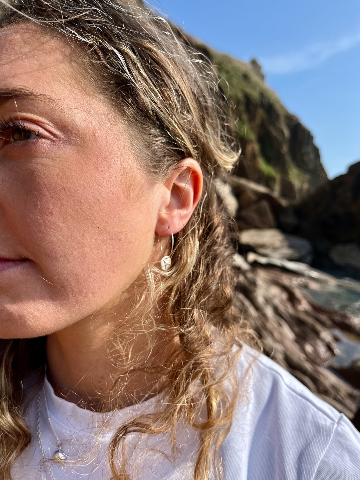 Starfish disc hoops.