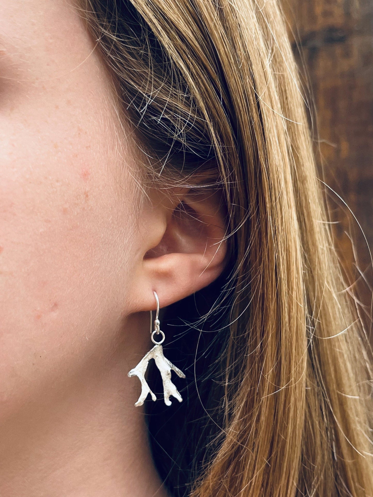 Slapton Seaweed earings.