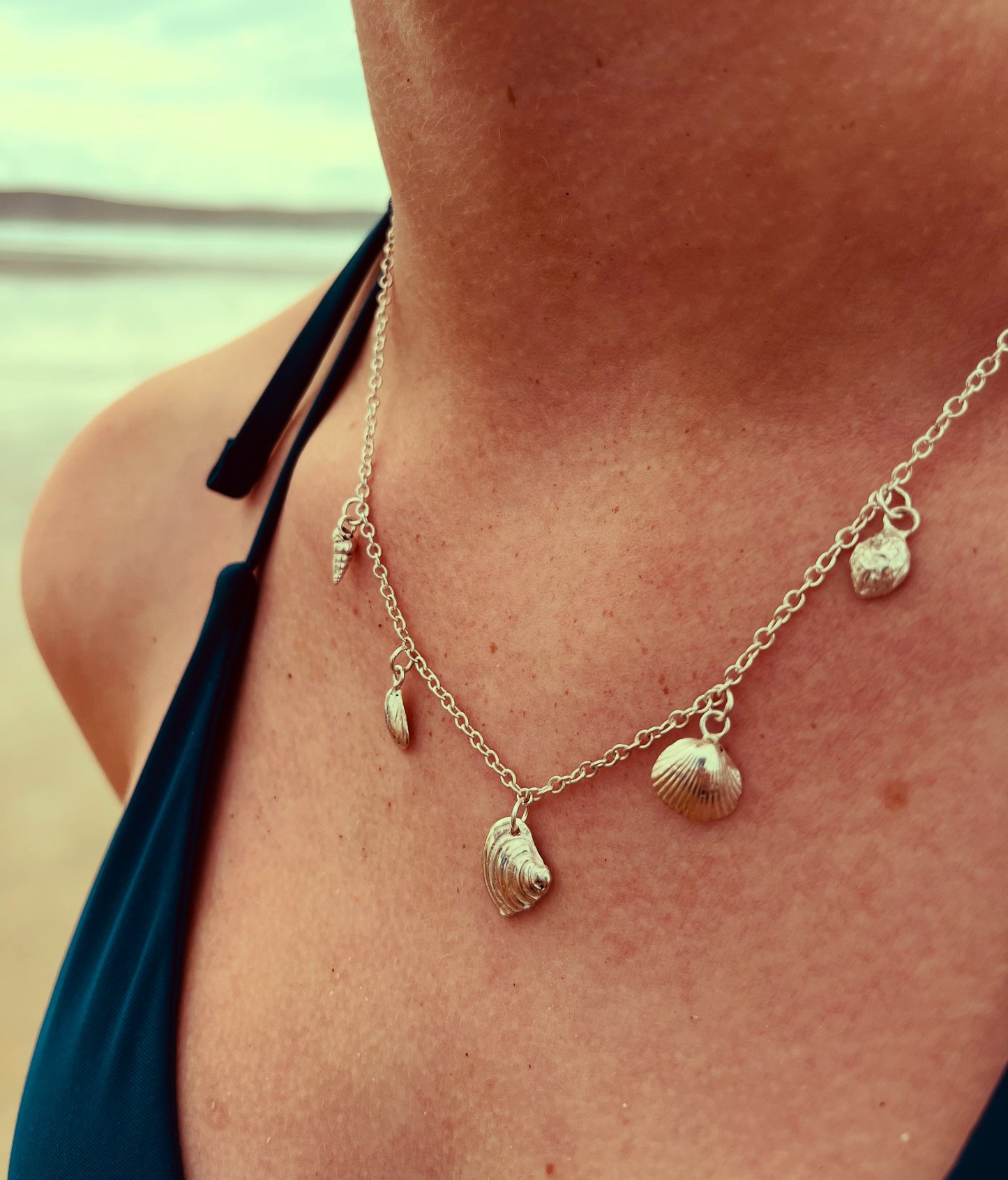 Silver Shoreline Necklace.