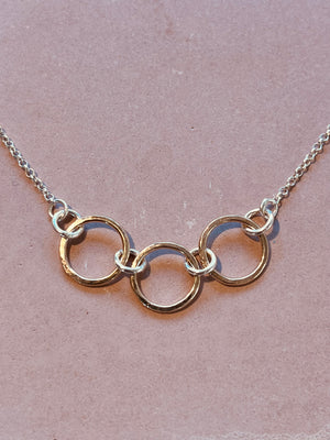 Gold Rings necklace.