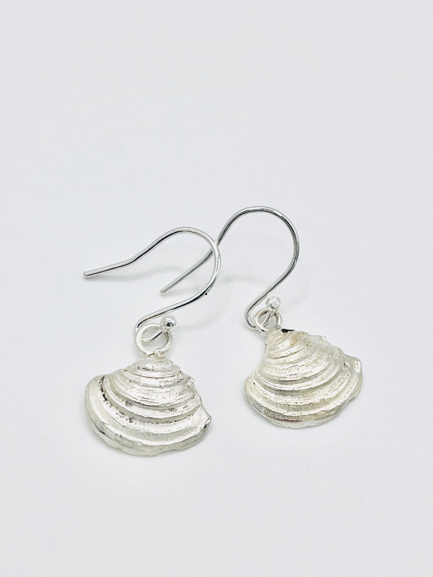 Bigbury shell dangly earings.