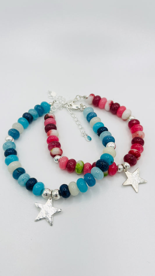 Chunky star bracelet.