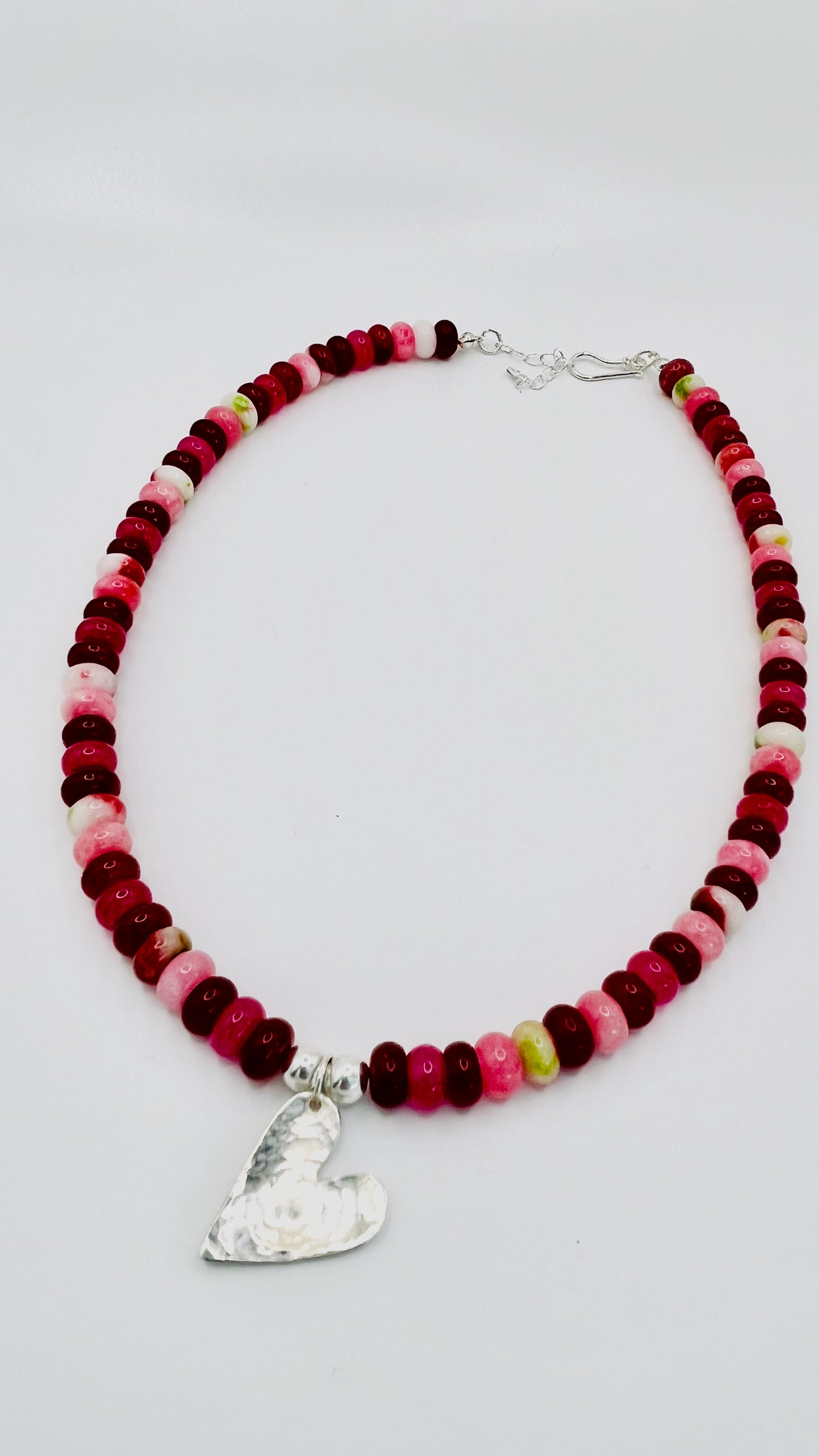 Chunky Big love heart necklace.