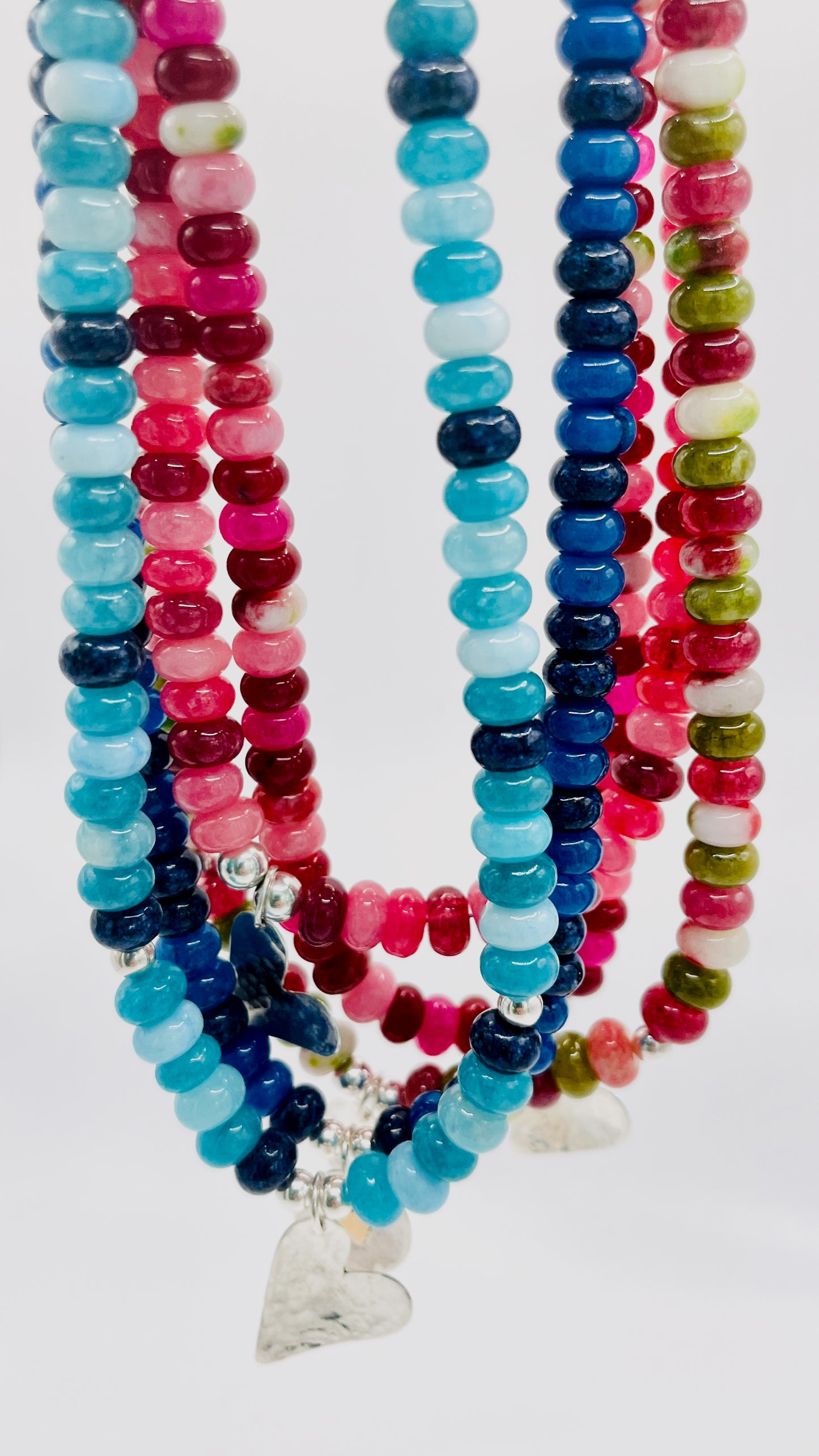 Chunky Big love heart necklace.