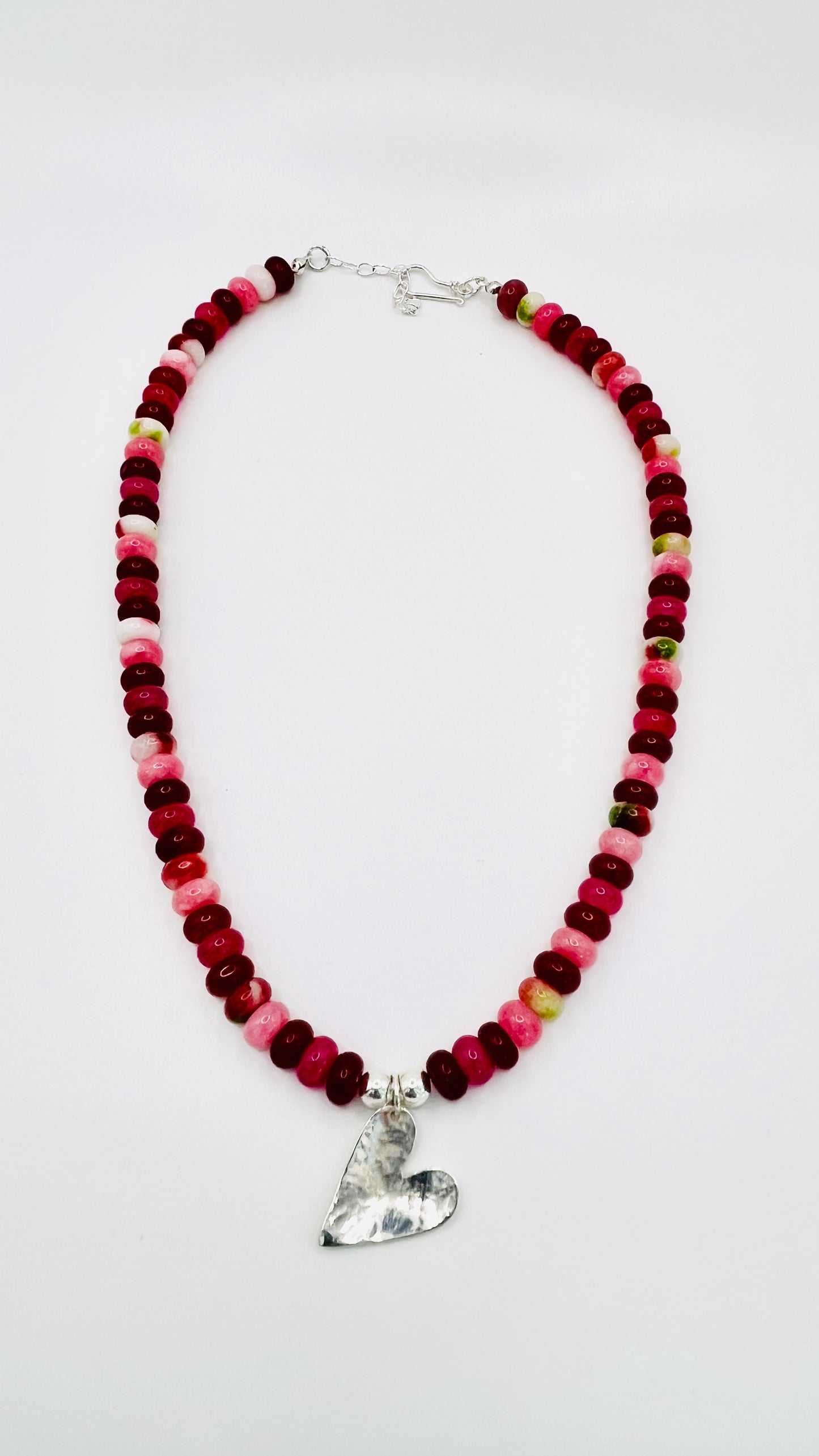 Chunky Big love heart necklace.