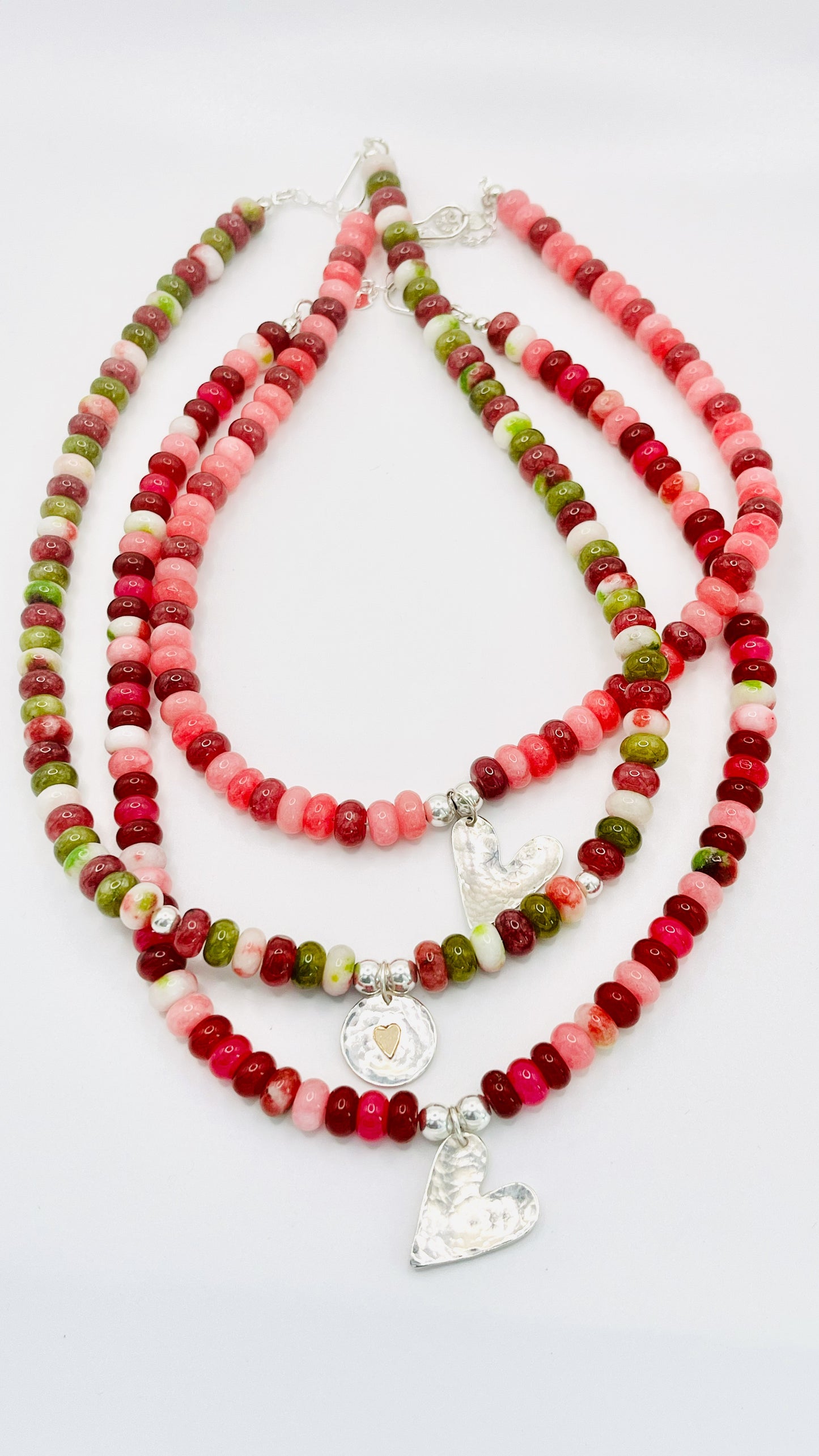 Chunky Big love heart necklace.