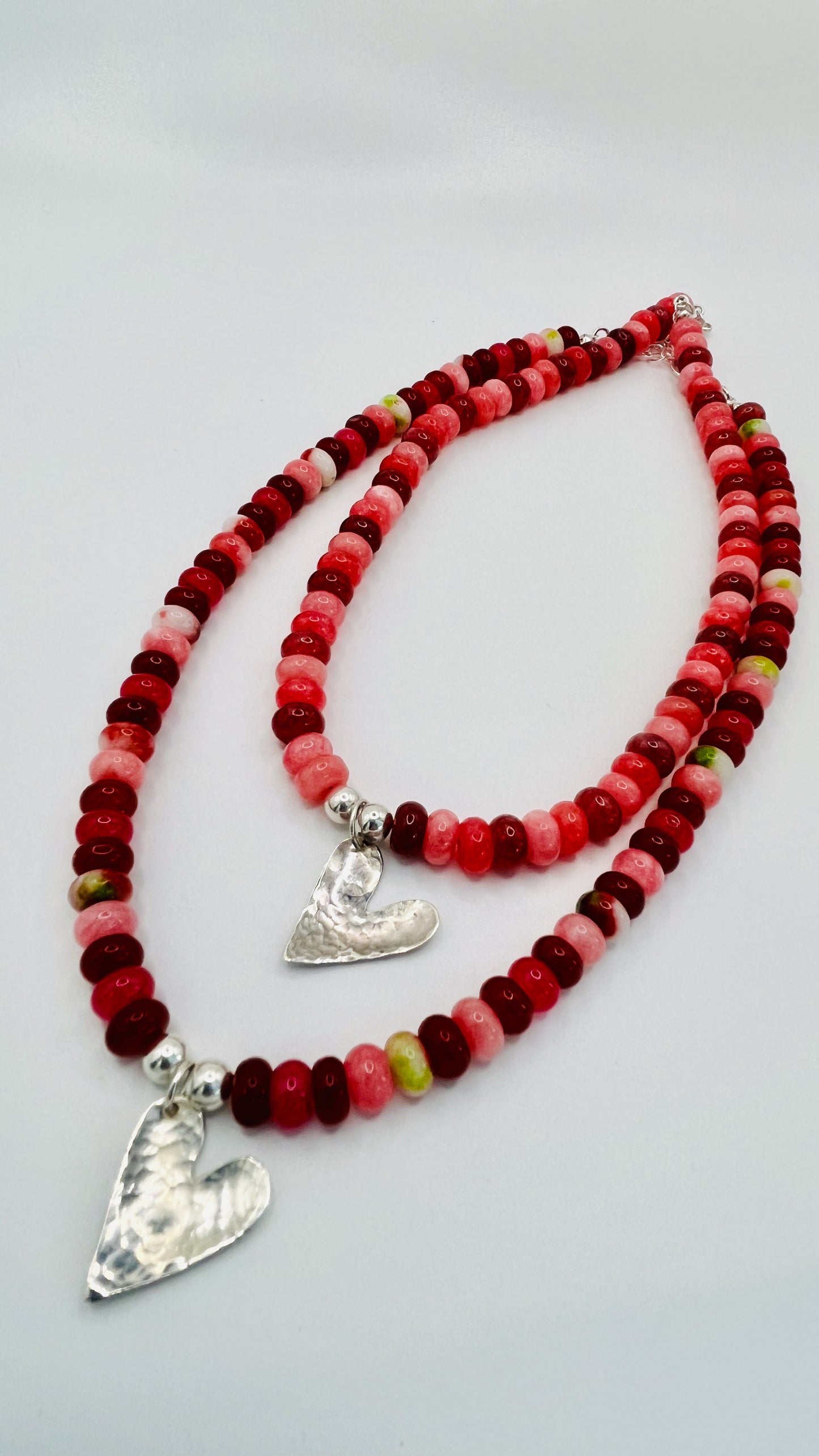 Chunky Big love heart necklace.