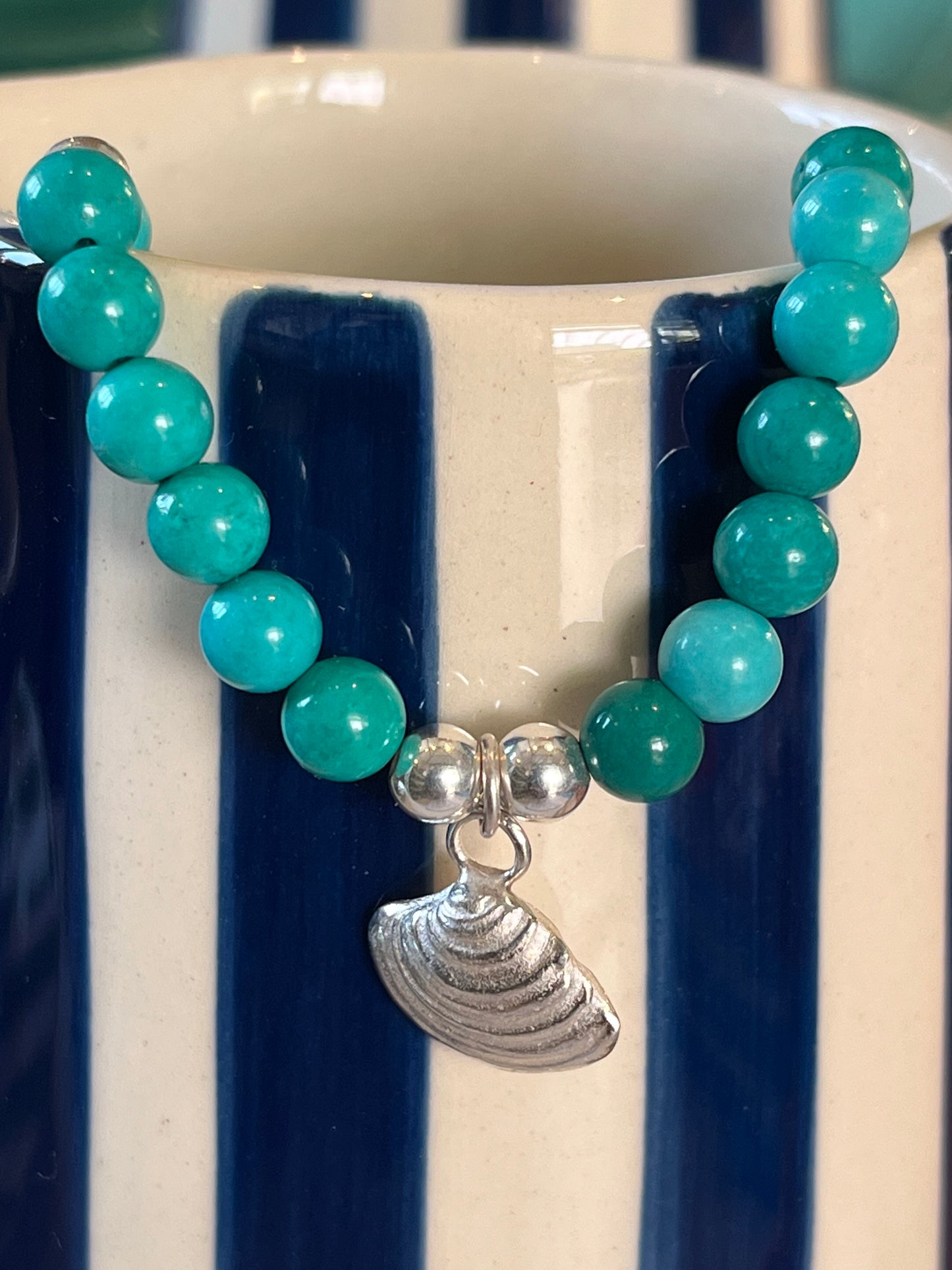 Chunky Bigbury shell bracelet.