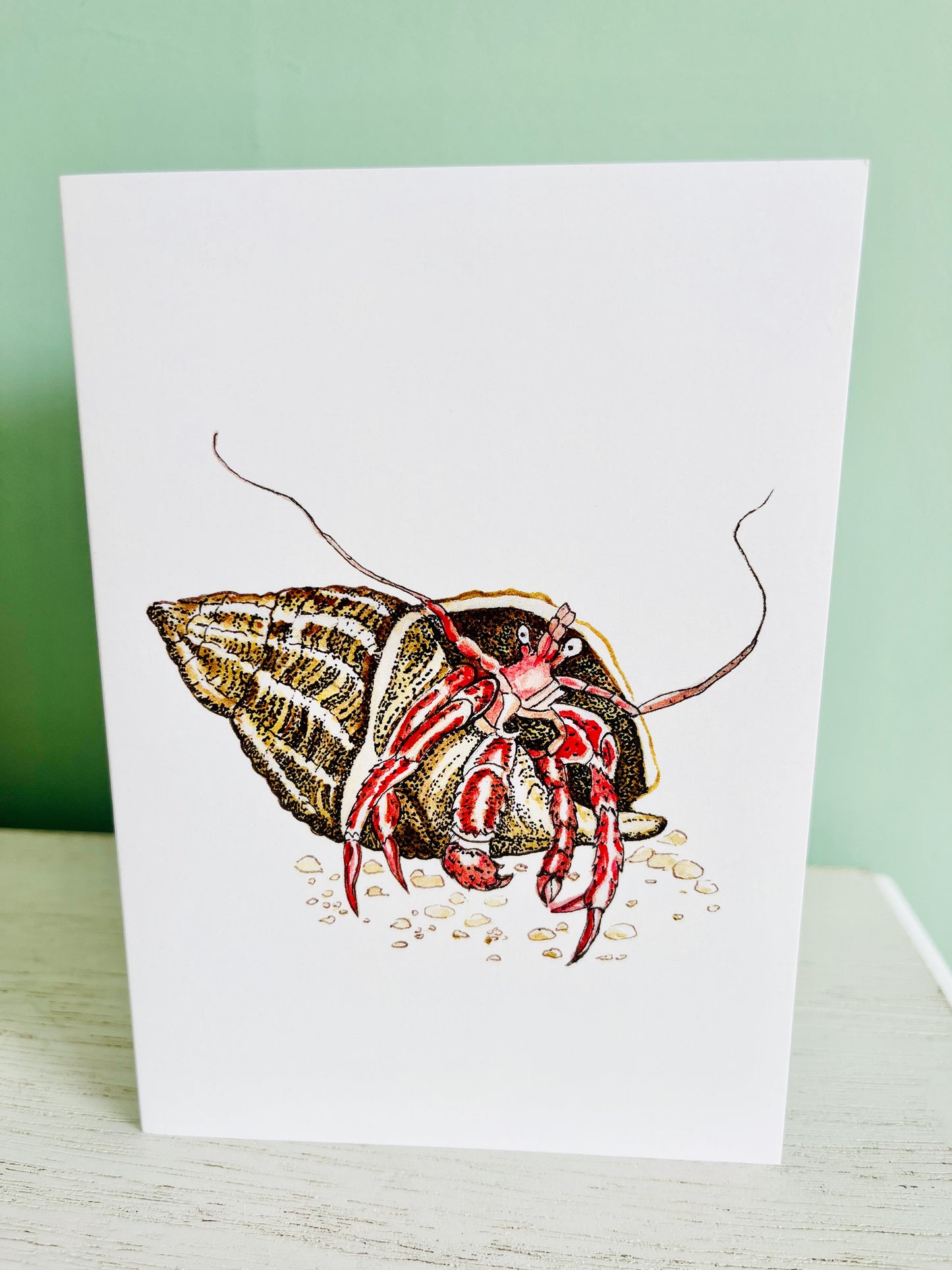 Lobster and Crab set of three Cards.