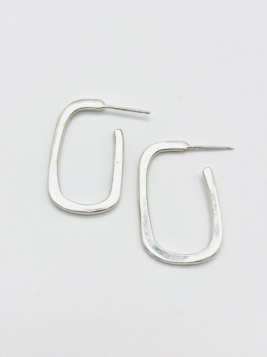 Rectangular hoops.