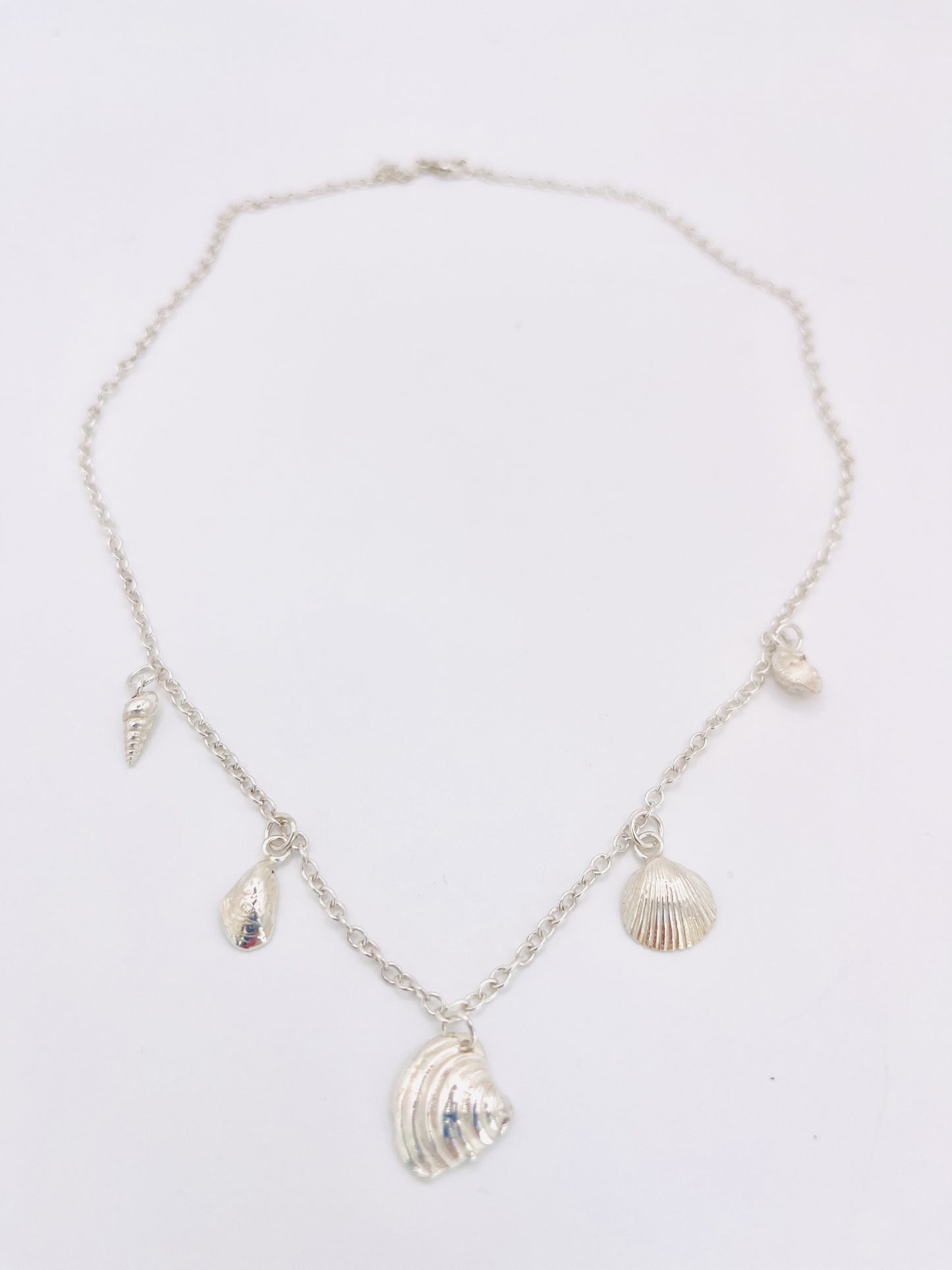 Silver Shoreline Necklace.