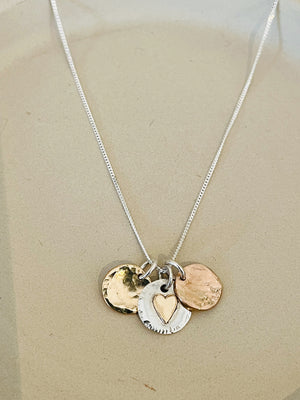 Personalised Heart necklace.