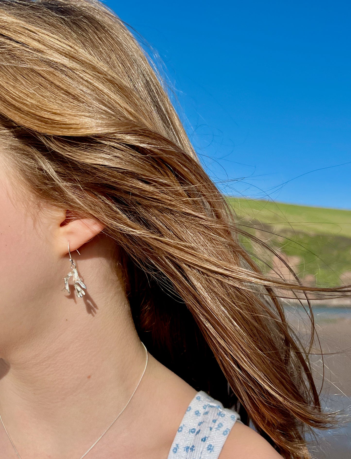 Slapton Seaweed earings.