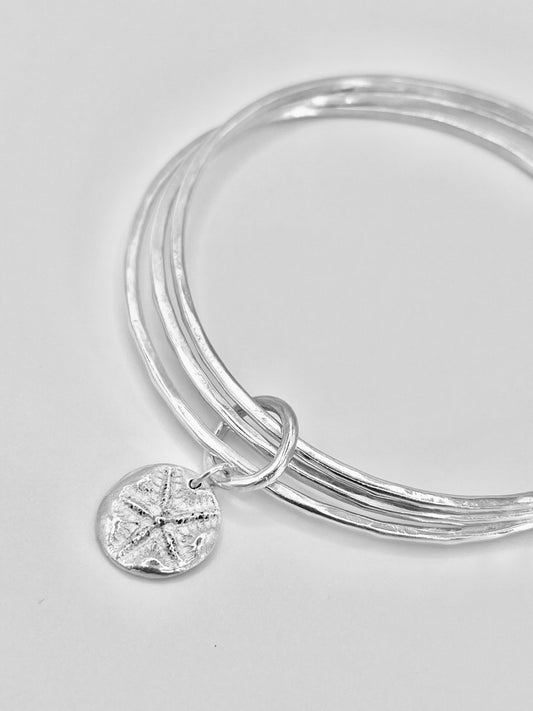 Triple starfish bangle.