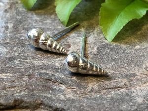 Twisted shell studs.
