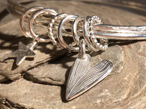 Hearts 'n' stars stacking bangle.